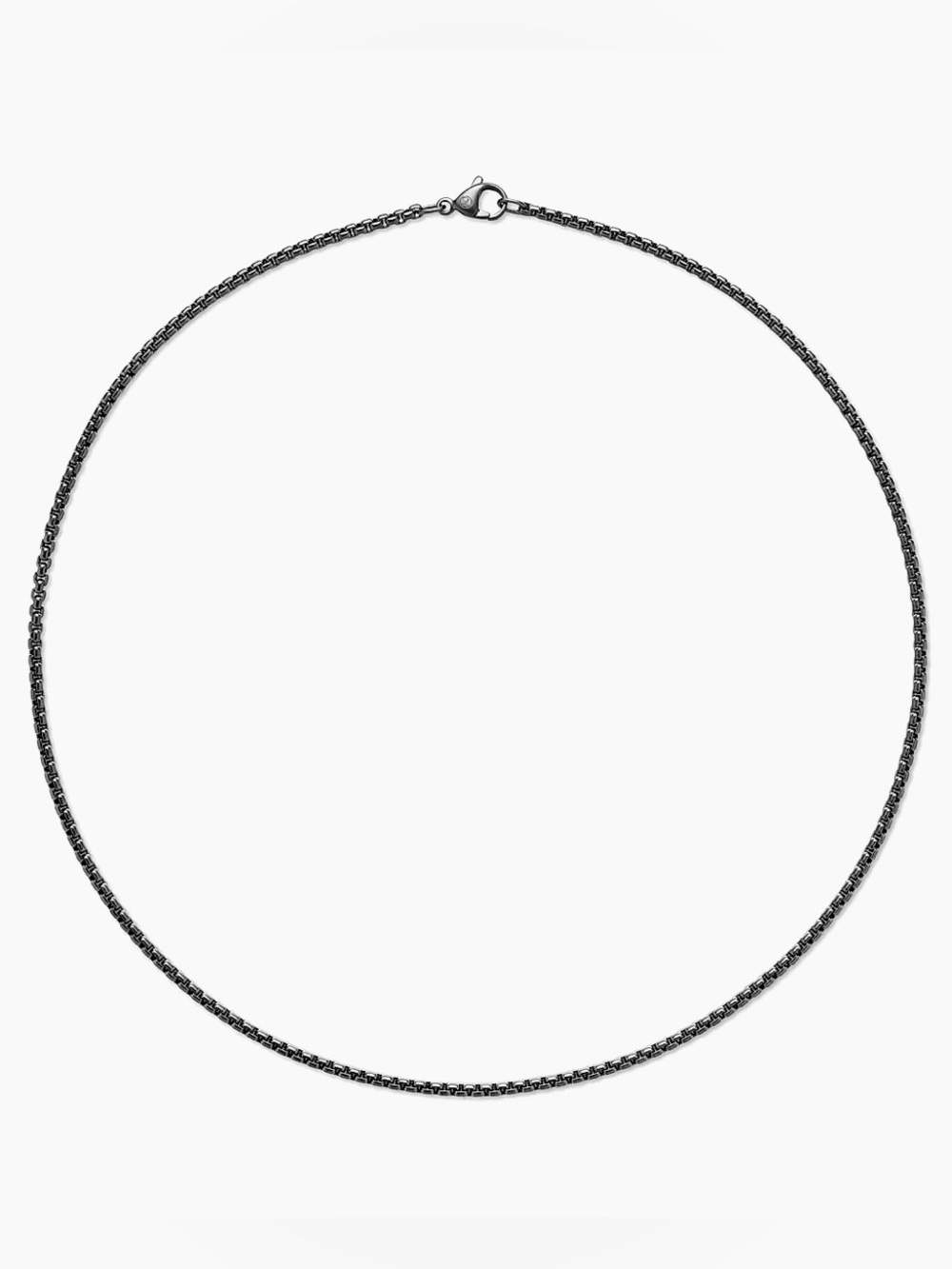 David Yurman Box Chain Necklace in Stainless Steel, 2.7MM